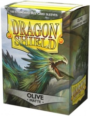 Dragon Shield Matte Standard-Size Sleeves - Olive - 100ct